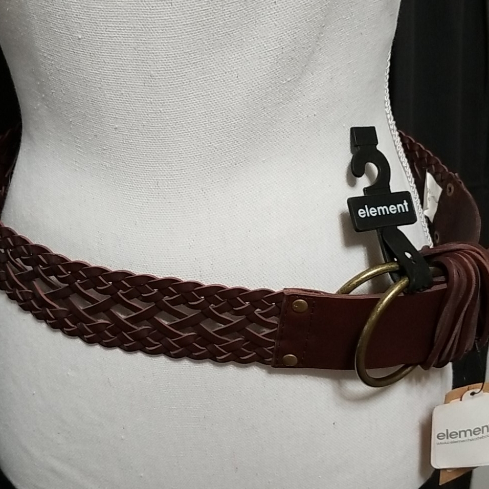 Brown Leather Belt by Element